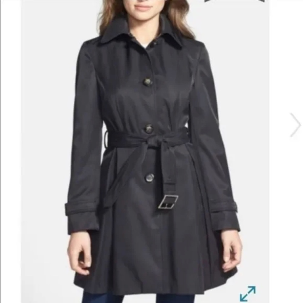 Laundry by Shelli Segal Skirted Trench Coat Size Small - Picture 8 of 15